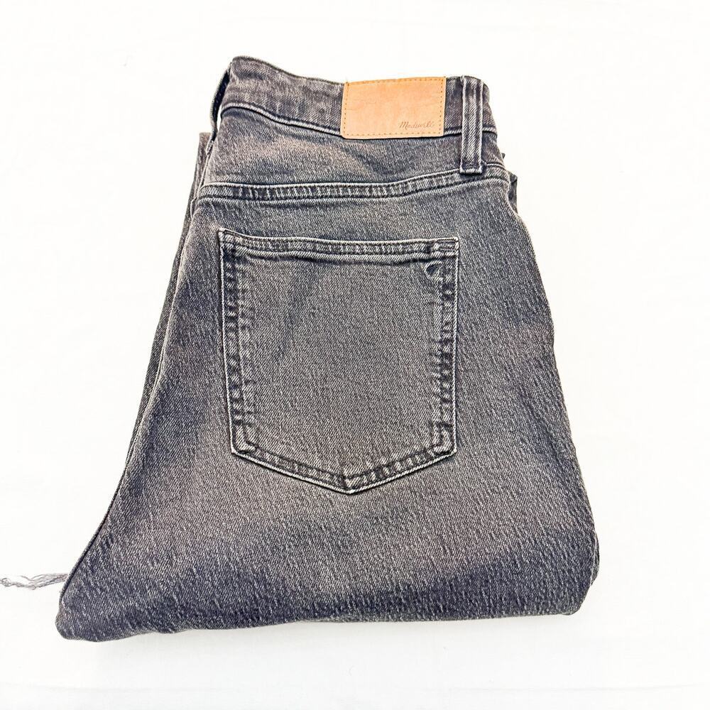 Madewell Curvy Perfect Vintage Straight Jean Charcoal Denim Jeans Size 27 - Picture 1 of 9